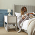 Shnuggle Air Lite Bedside Crib with Mattress- Taupe